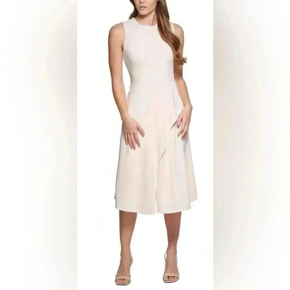 Calvin Klein Light Pink Blush Dress Size 8 - Picture 2 of 8